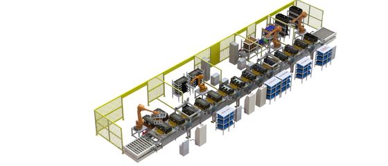 10PPM 電気自動車のバッテリー生産ライン PLC 自動スターター リチウム リチウム電池の生産 リチウム イオン電池の生産