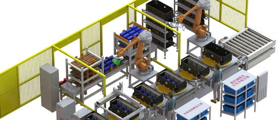 電池の製造業者のための高速リチウム電池の生産ライン高い生産性