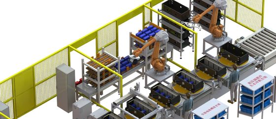 電池の製造業者のための高速リチウム電池の生産ライン高い生産性
