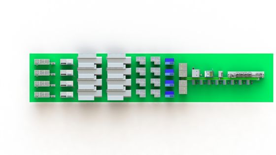 高い生産性および耐久性の高いオートメーション電池の生産ライン