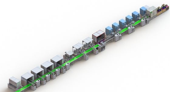 PLCの自動始動機のリチウム10PPM電気自動車電池の生産ライン