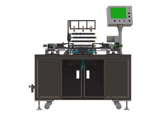 AC220Vのリチウム イオン電池のパックの一貫作業6ppmの粘着テープ機械