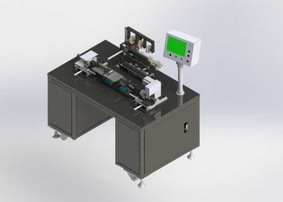 AC220Vのリチウム イオン電池のパックの一貫作業6ppmの粘着テープ機械