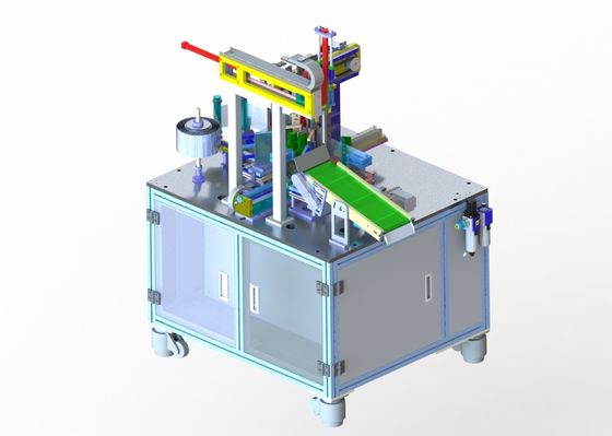 リチウム イオン電池の生産ライン ポリマー電池の単信テープ包む機械