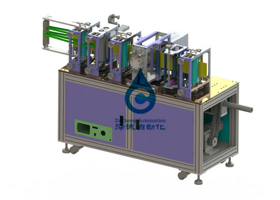 6KW電池の生産ライン自動PLC制御折りたたみのマスク機械