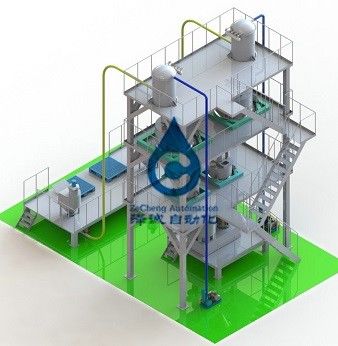 区分電池のパックの一貫作業陽極陰極材料電池の混合機のミキサーの重量を量る