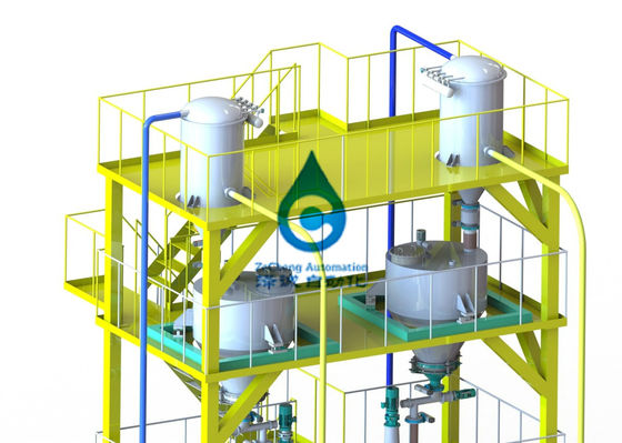 区分電池のパックの一貫作業陽極陰極材料電池の混合機のミキサーの重量を量る
