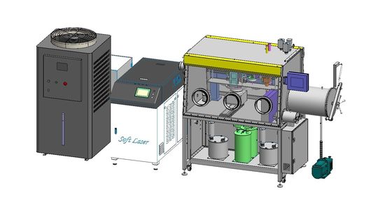 380V電池のプレート アセンブリー ライン蓄電池カバーの版のレーザ溶接機械