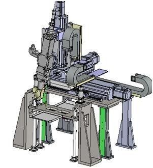 移動の版のレーザ溶接機械
