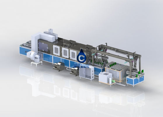 12PPMリチウム電池の生産ライン380V力電池の超音波洗剤SMC