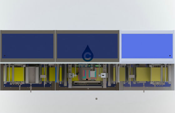 機械3kw 220Vを作る電池の磁極片タブ レーザーの打抜き機レーザー