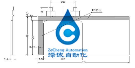 380V電池の生産設備の正方形電池のフル オートの包装ライン